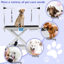 Load image into Gallery viewer, Unovivy Electric Dog Grooming Table for Large Dogs, Heavy-Duty X