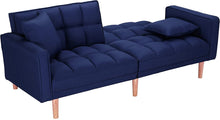 Load image into Gallery viewer, Futon Sofa Bed Convertible Sofa