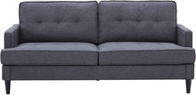 Load image into Gallery viewer, 71" Loveseat Sofa Couch, Soft Linen Upholstery Loveseat