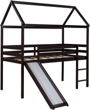 Load image into Gallery viewer, Twin Size Loft Bed with Slide