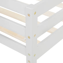 Load image into Gallery viewer, L Shaped Loft Bunk Beds Twin Desk Gray white