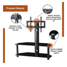 Load image into Gallery viewer, Height Adjustable TV Stand for 65 inch TV