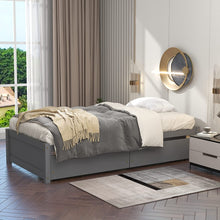 Load image into Gallery viewer, Twin Bed with Storage Drawers Gray