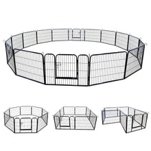 Load image into Gallery viewer, Portable Folding 16 Panel Dog Fence