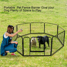 Load image into Gallery viewer, Portable Folding 16 Panel Dog Fence
