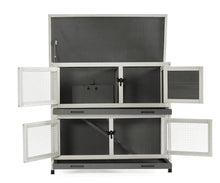 Load image into Gallery viewer, Rabbit Hutch Indoor Pet House for Small Animals