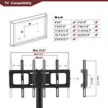Load image into Gallery viewer, Height Adjustable TV Stand for 65 inch TV