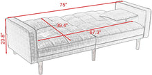Load image into Gallery viewer, Futon Sofa Bed Convertible Sofa