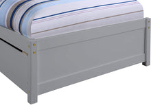 Load image into Gallery viewer, Twin Bed with Storage Drawers Gray