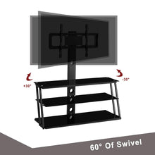 Load image into Gallery viewer, Height Adjustable TV Stand with Mount