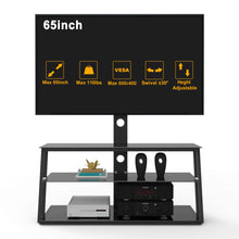 Load image into Gallery viewer, Height Adjustable TV Stand with Mount