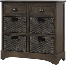 Load image into Gallery viewer, Light Grey Drawers Storage Cabinet