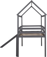 Load image into Gallery viewer, Twin Size Loft Bed with Slide