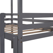 Load image into Gallery viewer, Twin Size Loft Bed with Slide