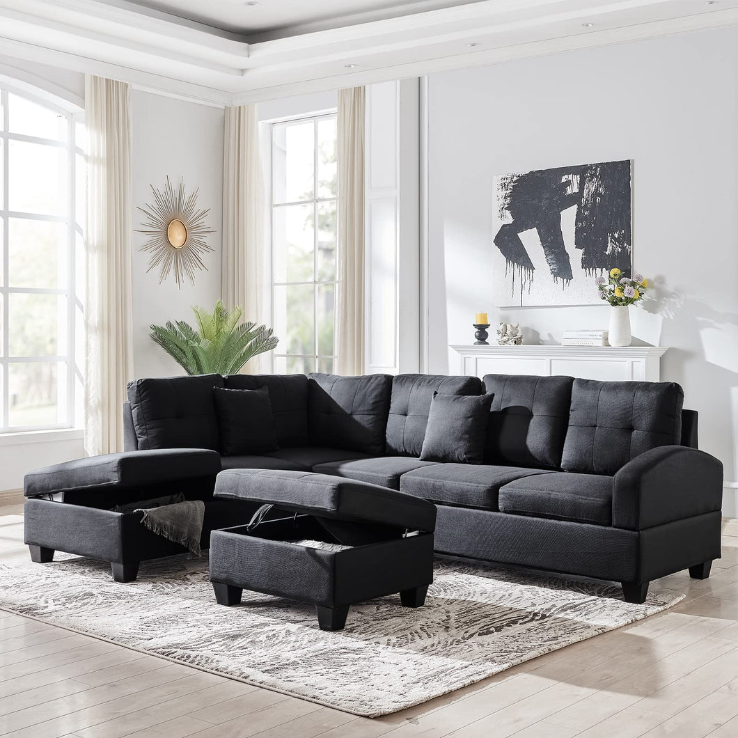 Unovivy Large Sectional Couches for Living Room, 109