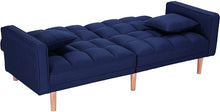 Load image into Gallery viewer, Futon Sofa Bed Convertible Sofa
