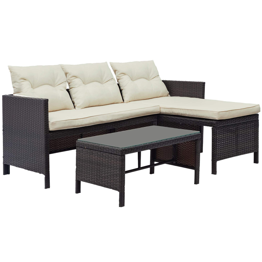 3 Pieces Patio Furniture Sets