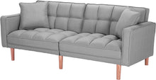 Load image into Gallery viewer, Futon Sofa Bed Convertible Sofa
